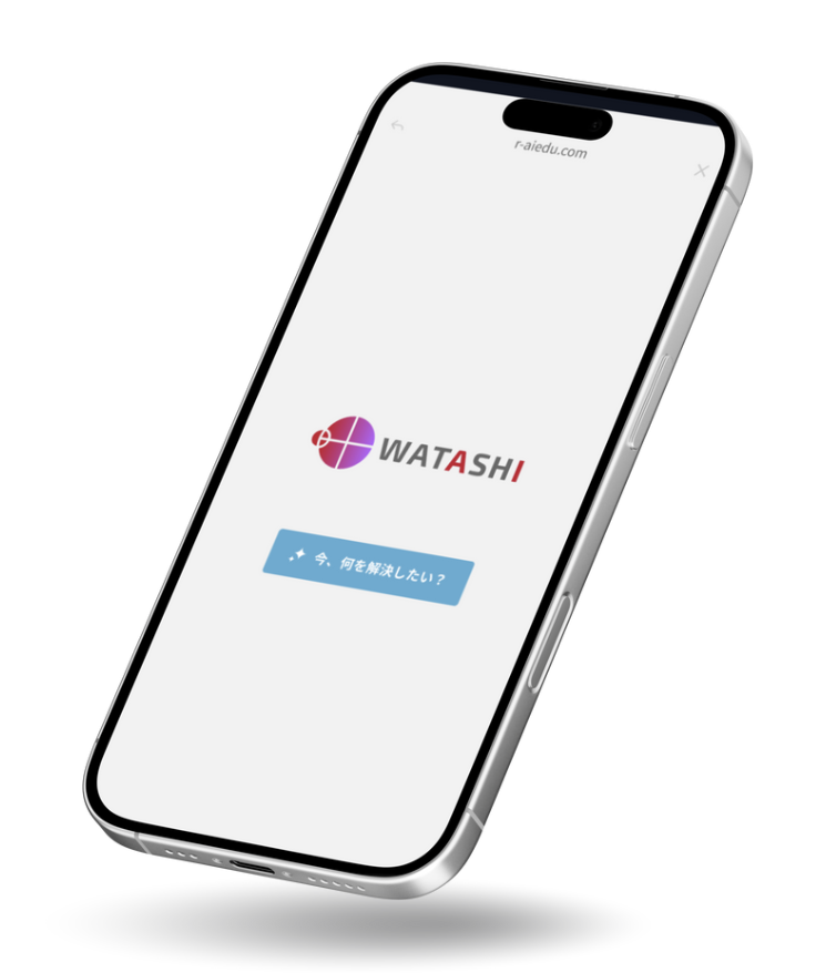 WATASHI製品画面